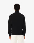 LACOSTE AB153 HALF-ZIP SWEATERS MALE AD NOIR