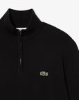 LACOSTE AB153 HALF-ZIP SWEATERS MALE AD NOIR