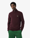 LACOSTE AB153 HALF-ZIP SWEATERS MALE AD OXALIS