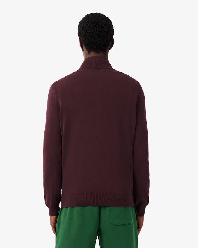 LACOSTE AB153 HALF-ZIP SWEATERS MALE AD OXALIS