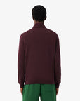 LACOSTE AB153 HALF-ZIP SWEATERS MALE AD OXALIS