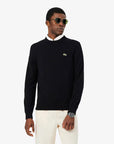 LACOSTE AB148 CREWNECKS SWEATERS MALE NOIR