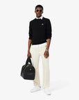 LACOSTE AB148 CREWNECKS SWEATERS MALE NOIR