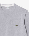 LACOSTE AB148 CREWNECKS SWEATERS MALE ARGENT CHINE