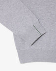 LACOSTE AB148 CREWNECKS SWEATERS MALE ARGENT CHINE
