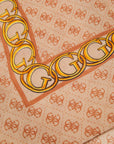 GUESS NOELLE KEFIAH 130X130 LATTE LOGO