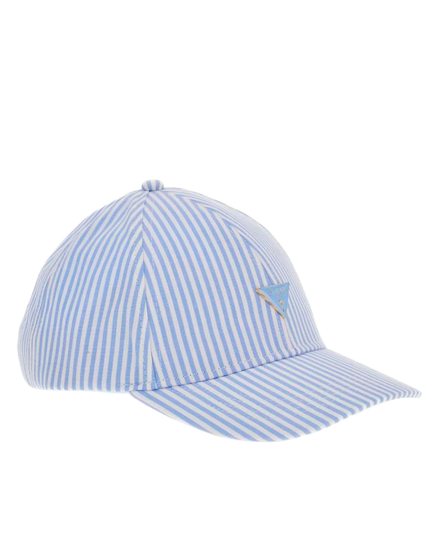 GUESS POPELINE BASEBALL CAP BLUE