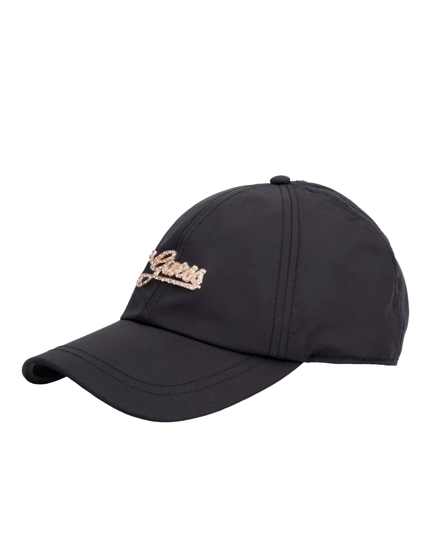 GUESS NYLON BASEBALL HAT BLACK