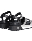 LIU JO MAXI WONDER 15 SANDAL GLITTER BLACK