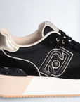 LIU JO SNEAKER DREAMY 02 BLACK/LIGHT GOLD