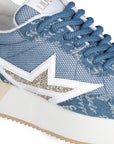 LIU JO SNEAKER DREAMY 03 DENIM/LIGHT GOLD