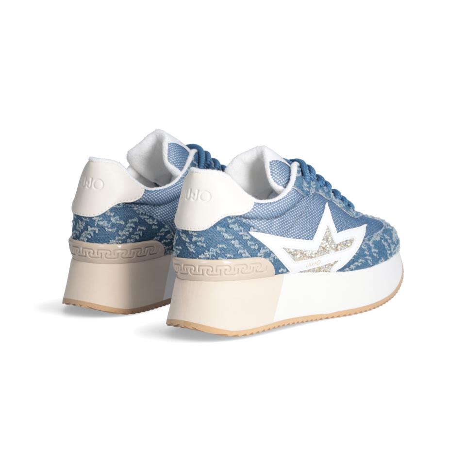 LIU JO SNEAKER DREAMY 03 DENIM/LIGHT GOLD