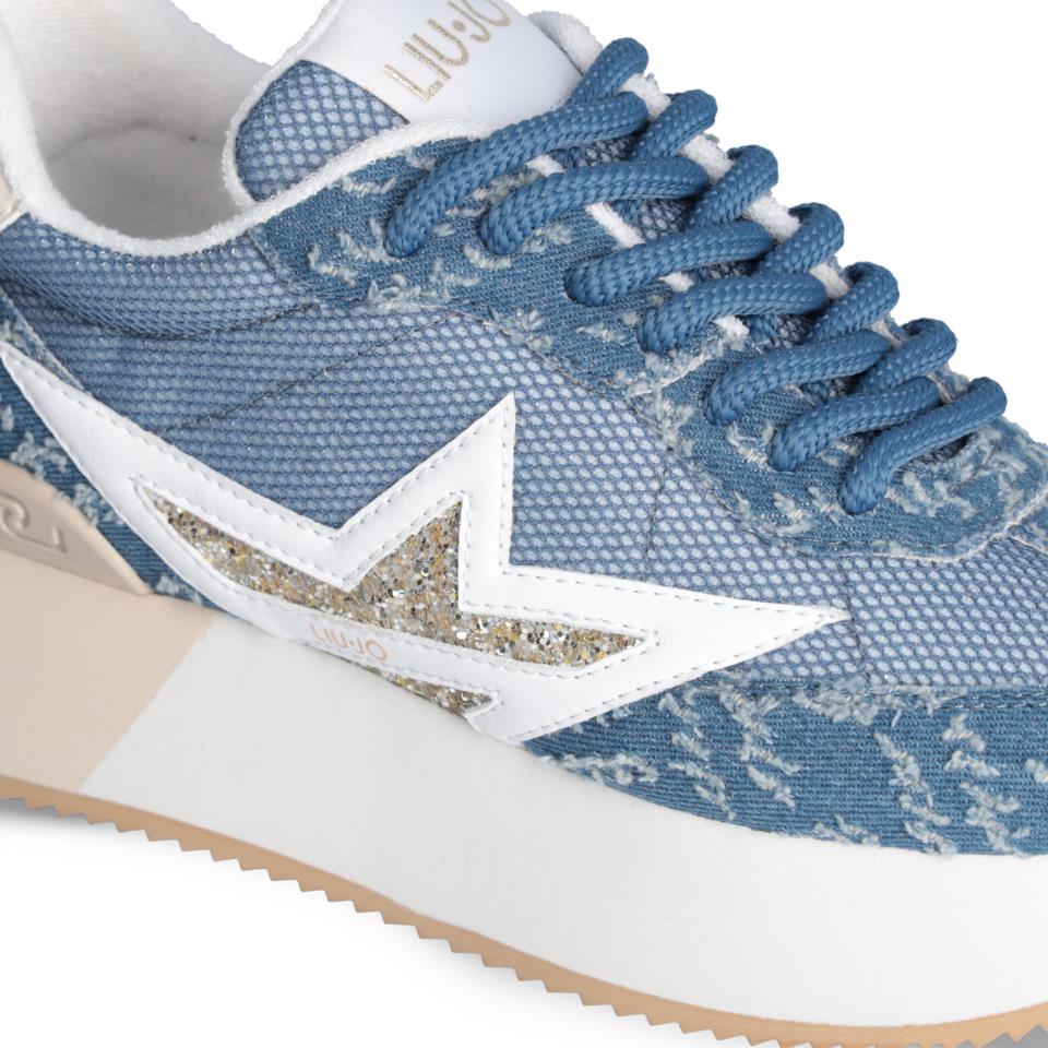 LIU JO SNEAKER DREAMY 03 DENIM/LIGHT GOLD