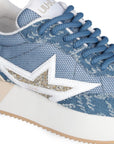 LIU JO SNEAKER DREAMY 03 DENIM/LIGHT GOLD