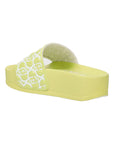 LIU JO MYKONOS 01 SLIPPER PATENT LIGHT GREEN