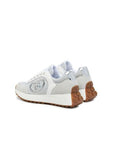 LIU JO SNEAKER COW SUEDE/LUREX MESH PURITY BLANCO