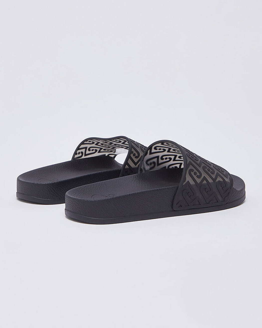 LIU JO KOS 21 - SLIPPER MONOGRAM RUBBERIZE NEGRO