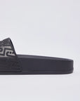 LIU JO KOS 21 - SLIPPER MONOGRAM RUBBERIZE NEGRO