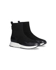 LIU JO JOHANNA MID SNEAKER LUREX BLACK