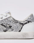 LIU JO MILEY C01 - SNEAKER SPREADING META SILVER