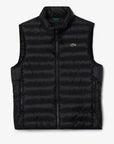 LACOSTE CHALECO ACOLCHADO HIDRÓFUGO NEGRO