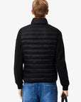 LACOSTE CHALECO ACOLCHADO HIDRÓFUGO NEGRO