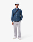LACOSTE  CASUAL SHIRTS MALE ADULT WASHED DEEP