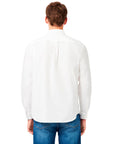 LACOSTE AB782 CASUAL SHIRTS MALE ADULT BLANC