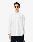 LACOSTE AB782 CASUAL SHIRTS MALE ADULT BLANC