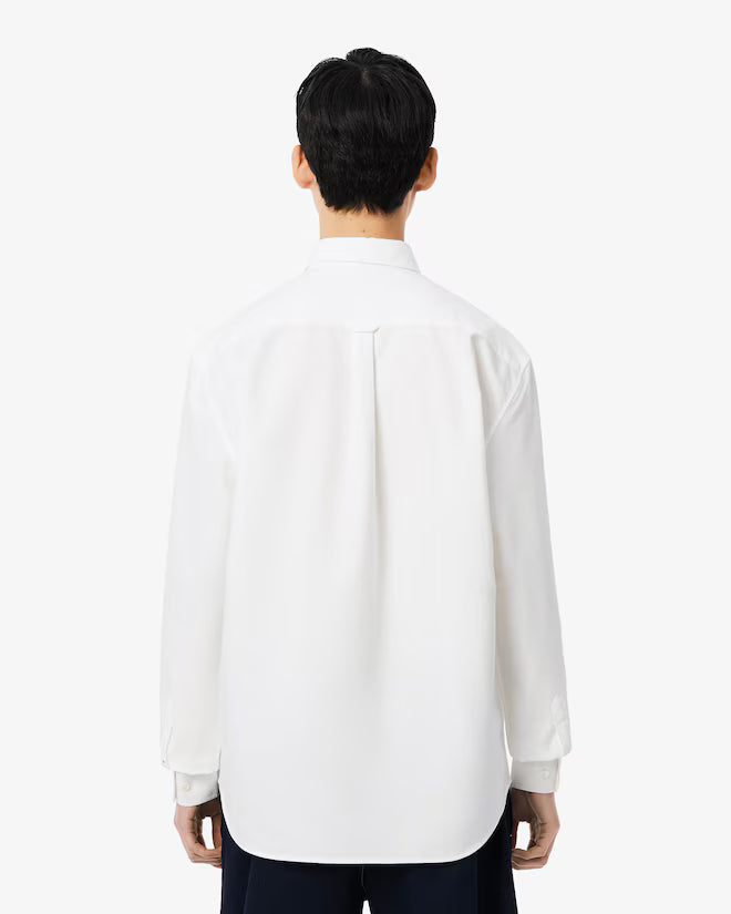 LACOSTE AB782 CASUAL SHIRTS MALE ADULT BLANC