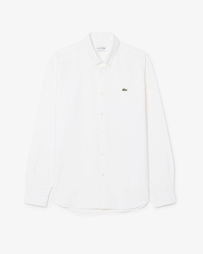 LACOSTE AB782 CASUAL SHIRTS MALE ADULT BLANC