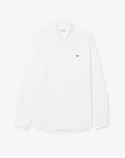 LACOSTE AB782 CASUAL SHIRTS MALE ADULT BLANC