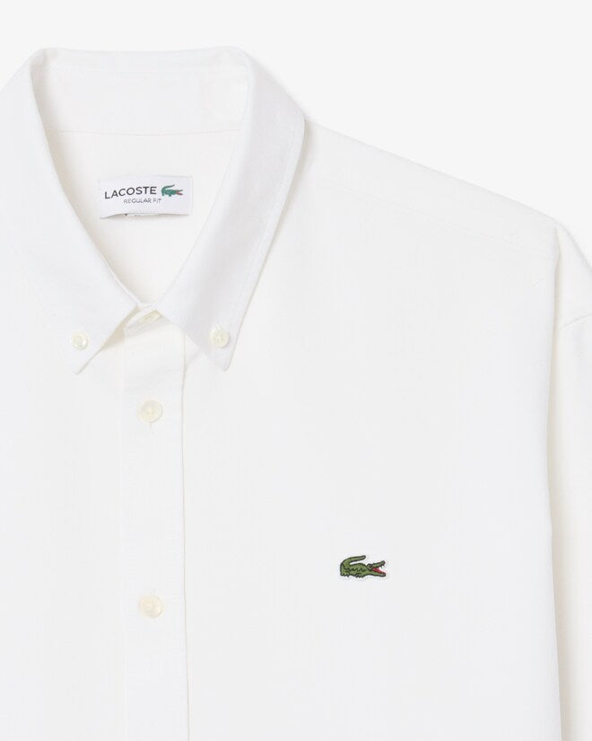 LACOSTE AB782 CASUAL SHIRTS MALE ADULT BLANC