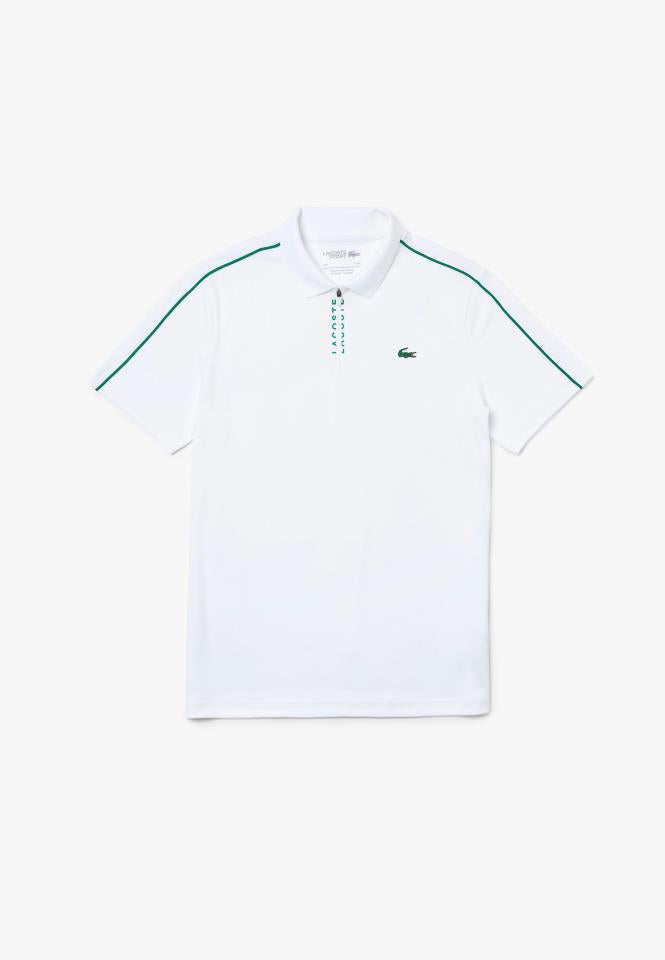 LACOSTE SHORT SLEEVED RIBBED COLLAR SHIRT