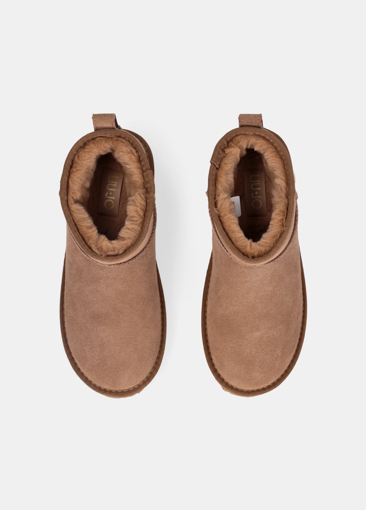 LIU JO - ANKLE BOOT COW SUEDE COGNAC