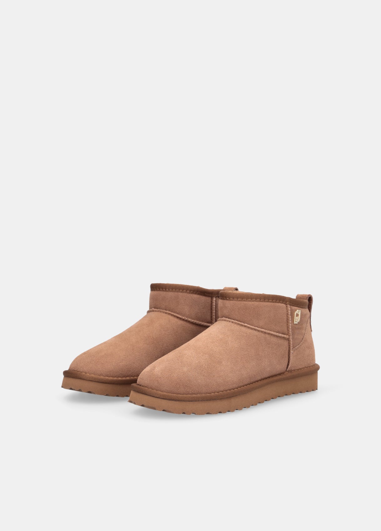 LIU JO - ANKLE BOOT COW SUEDE COGNAC