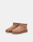 LIU JO - ANKLE BOOT COW SUEDE COGNAC