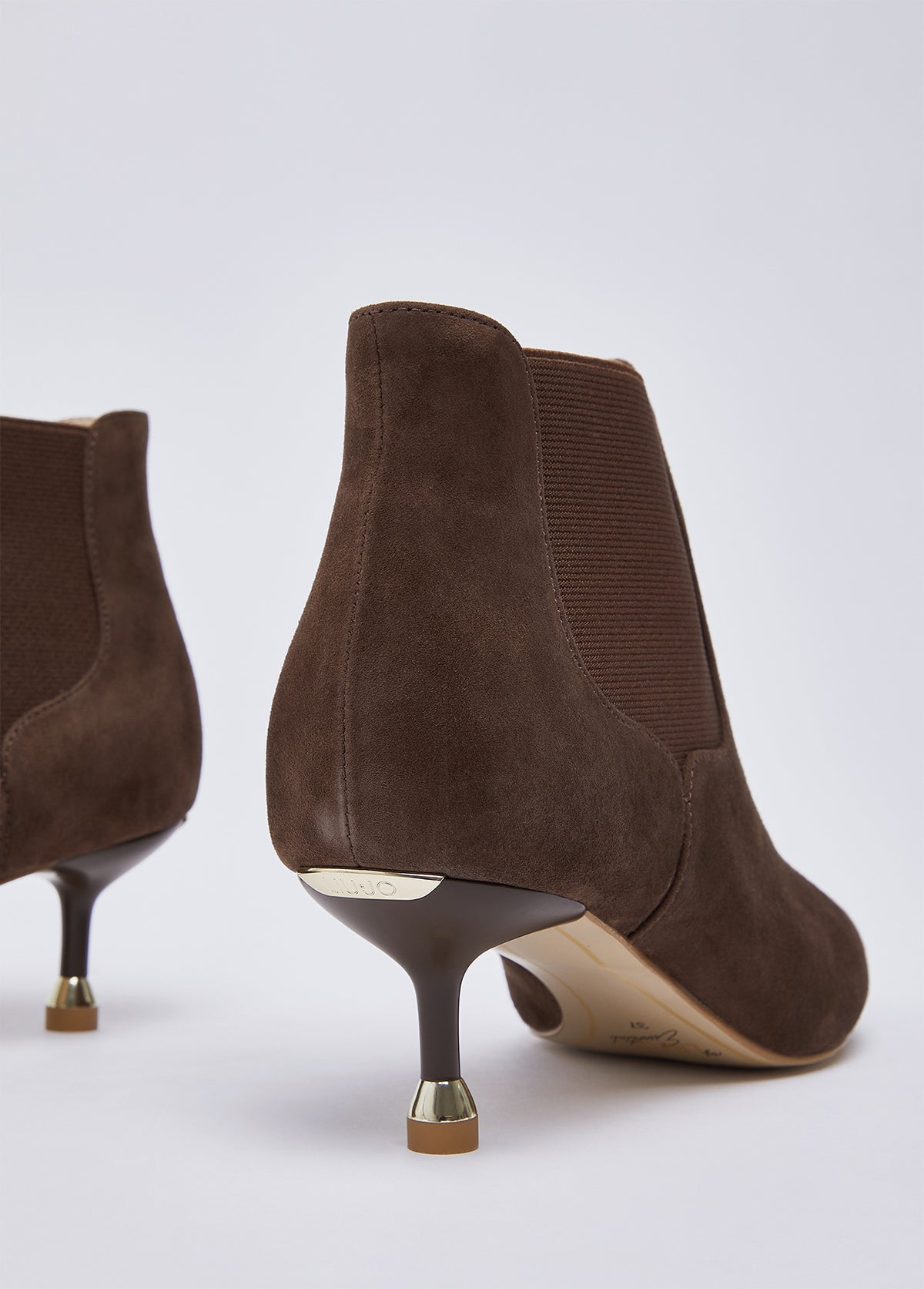LIU JO MY DEVA 04 - ANKLE BOOT KID SUEDE EBANO