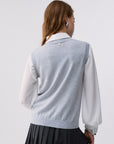 LIU JO SWEATER BALLANTYNE L.GRAY/BC