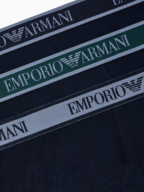 EMPORIO ARMANI 3 PACK BOTTOM AR BLU