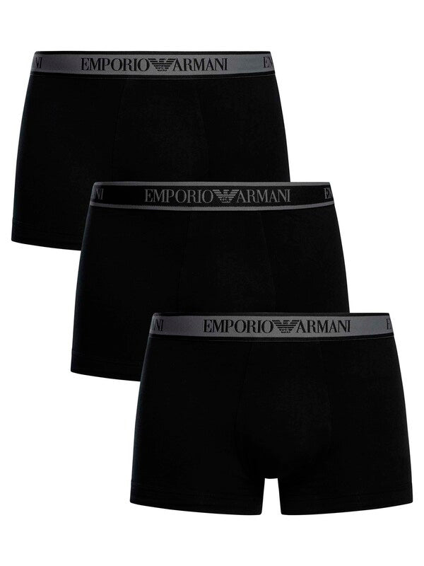 EMPORIO ARMANI 3 PACK BOTTOM BLACK