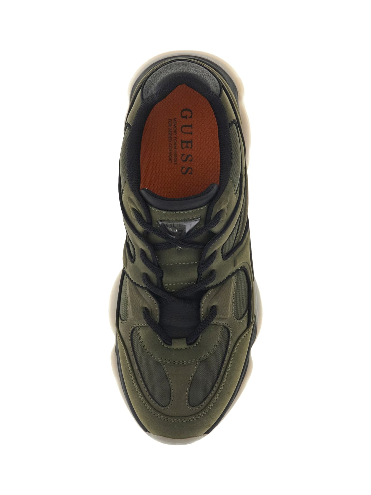 GUESS MALE CARACOL OLIVE SNEAKERS