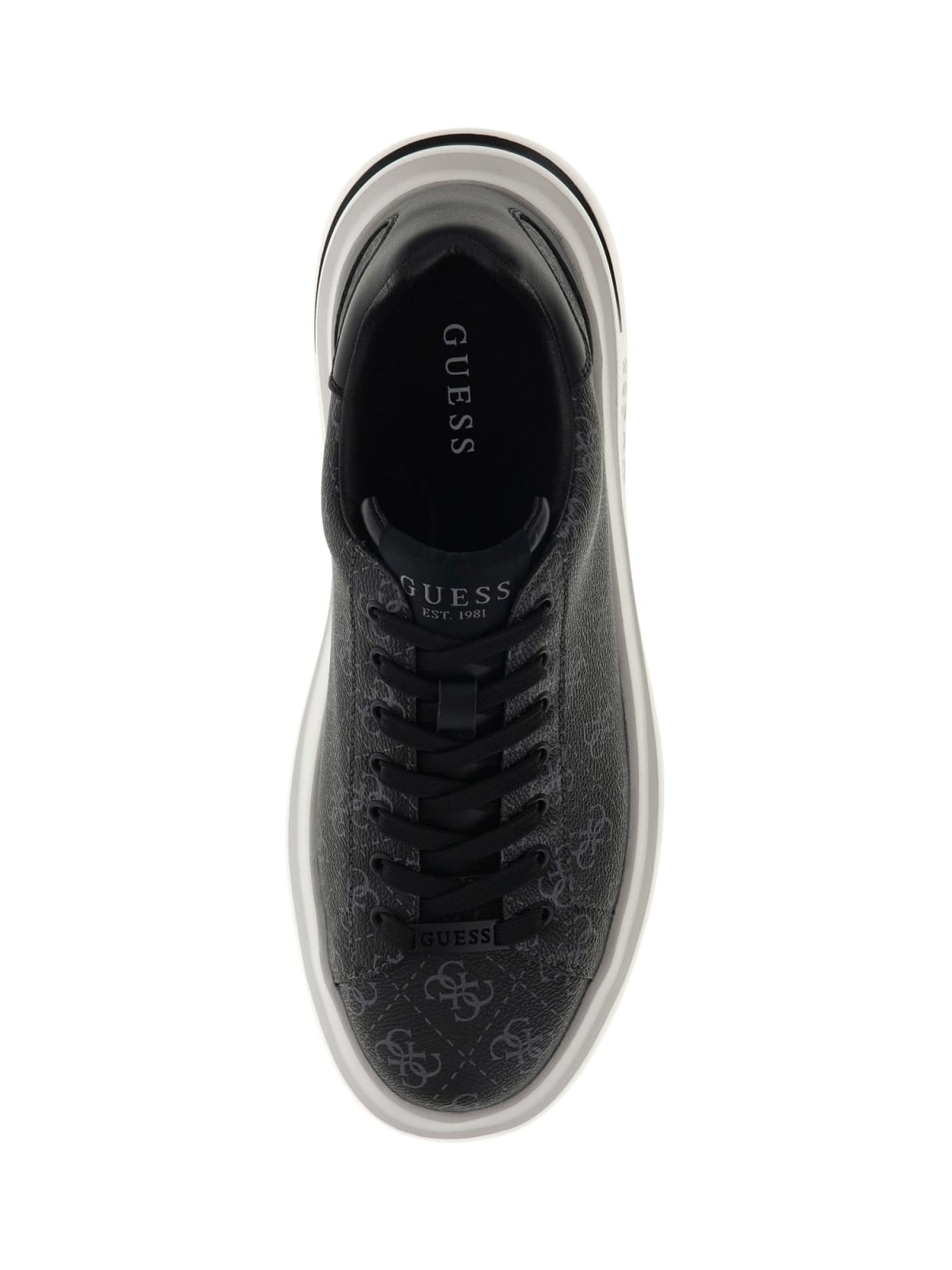 GUESS MALE ELBA BLACK SNEAKERS