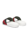 GUESS SANDALIAS LOGO ODENT WHITE