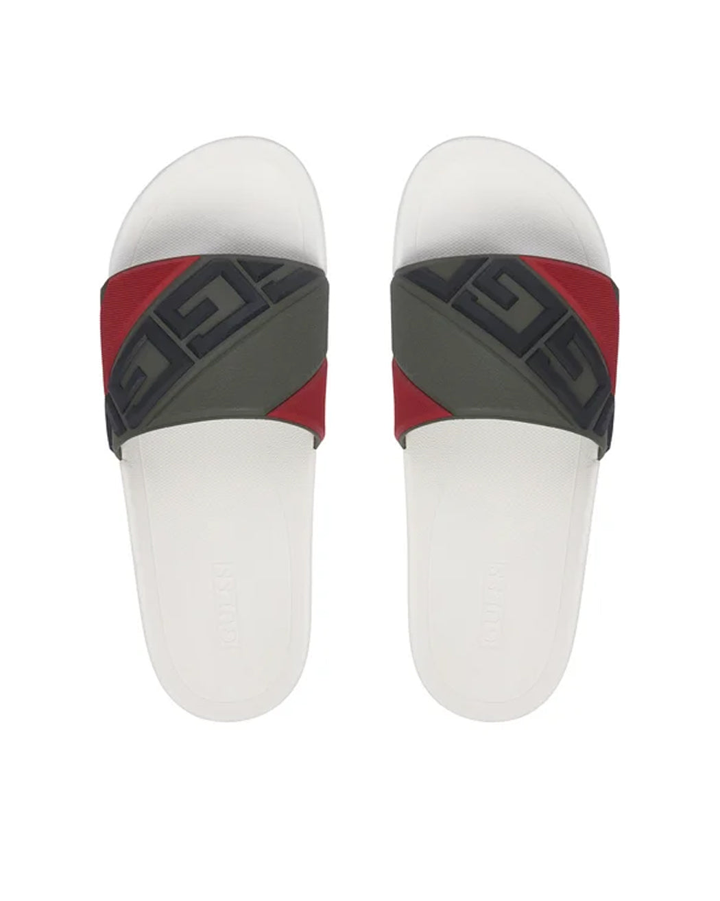 GUESS SANDALIAS LOGO ODENT WHITE