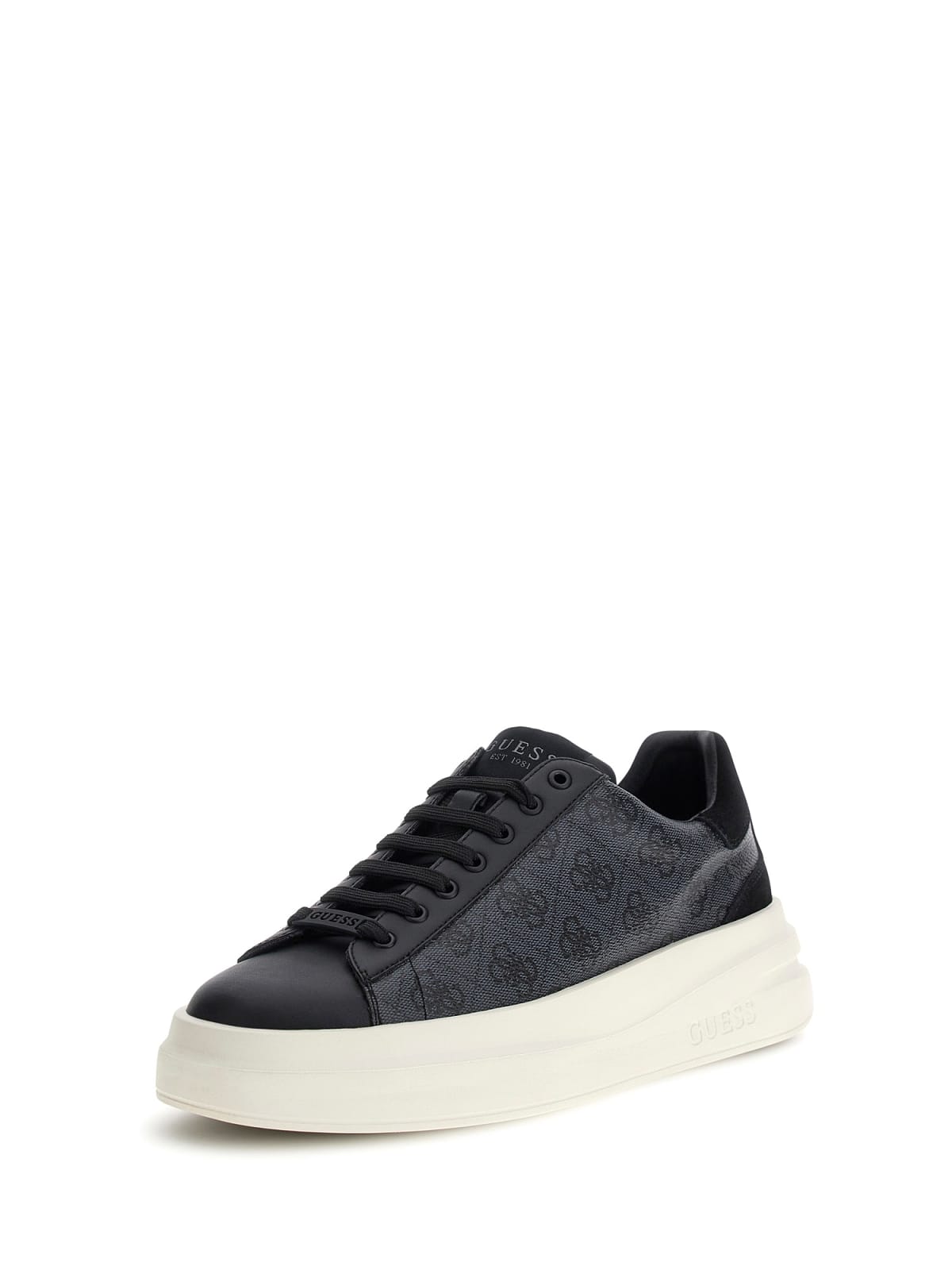 GUESS MALE ELBA BLACK SNEAKERS