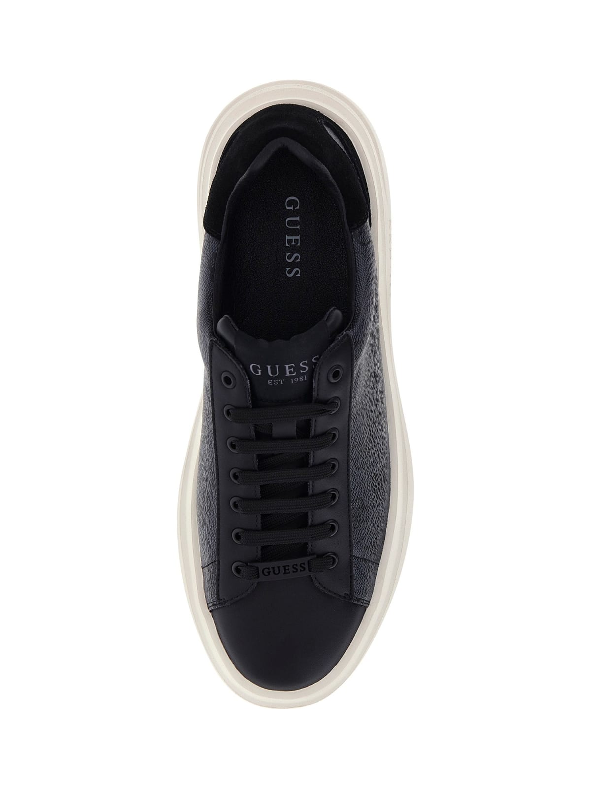 GUESS MALE ELBA BLACK SNEAKERS