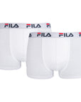 FILA MAN BOXER 2 PACK ELASTIC WHITE