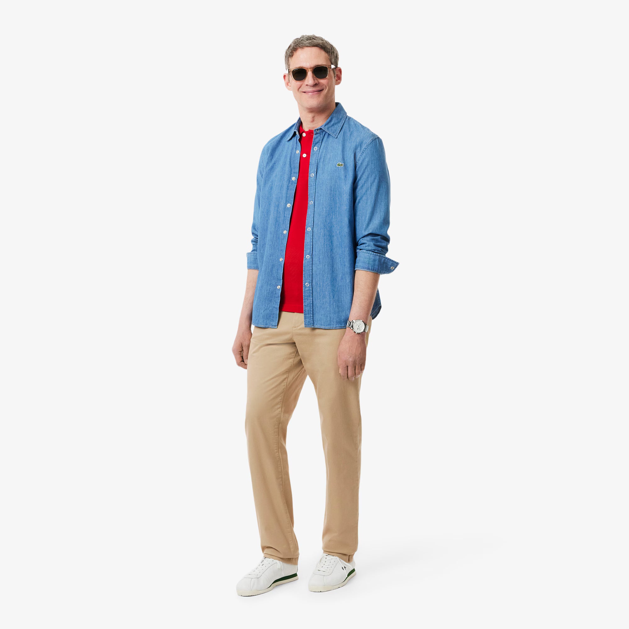 LACOSTE CHINOS HOMME ADULTE CHAIN VIENNOIS