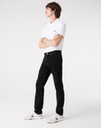 LACOSTE PANTALÓN VAQUERO NEGRO 5 BOLSILLOS